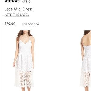 Lace Midi Dress